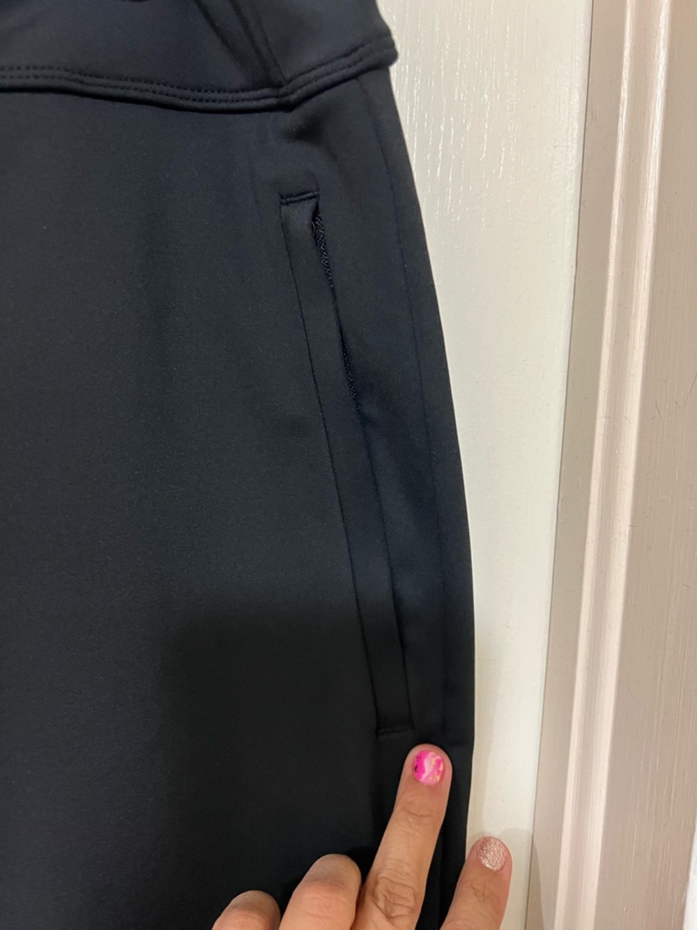 Halara Flex™ DayStretch Mid Rise Side Zipper Pocket Work Flare Pants - Picture 6 of 9